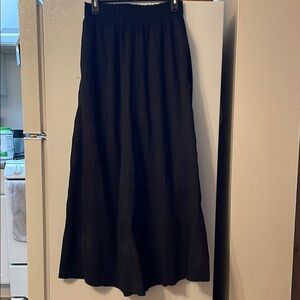 Stanton Women’s Large Wide Leg Black‎ Pants Elastic Waist Band